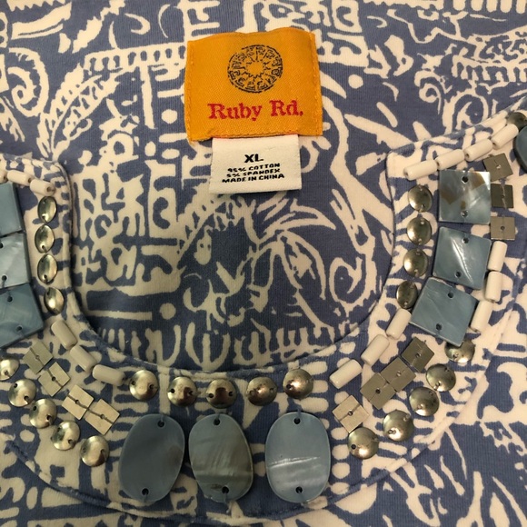 Ruby Rd tunic top - Picture 3 of 3